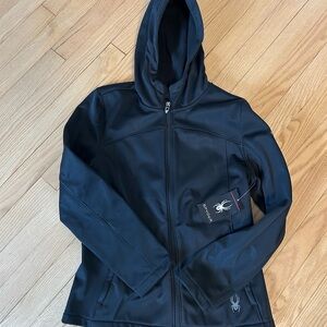 Spyder Black Fleece Jacket
